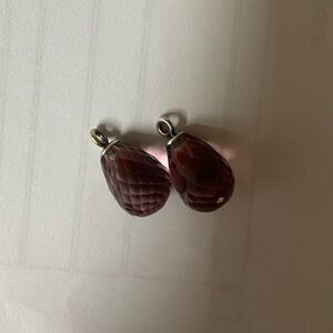 Beautiful amethyst colored Pandora drops